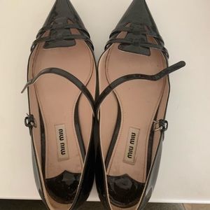 Miu miu flats size 36, excellent condition